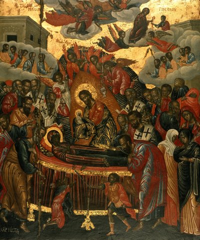 The Dormition of the Virgin by Priest Victor